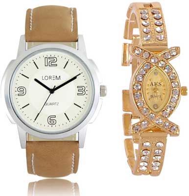 Stylish Couple Combo For Women And Men 00016 With AKS Watch - For Men & Women