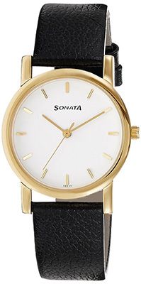 NT7987YL02W White Dial Mens Watch