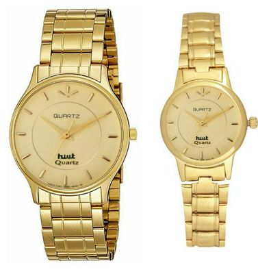 Aaand Gold  Couple Watch