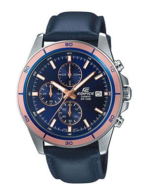 Edifice Men Blue Dial Chronograph Watch EFR-526L-2AVUDF - EX302