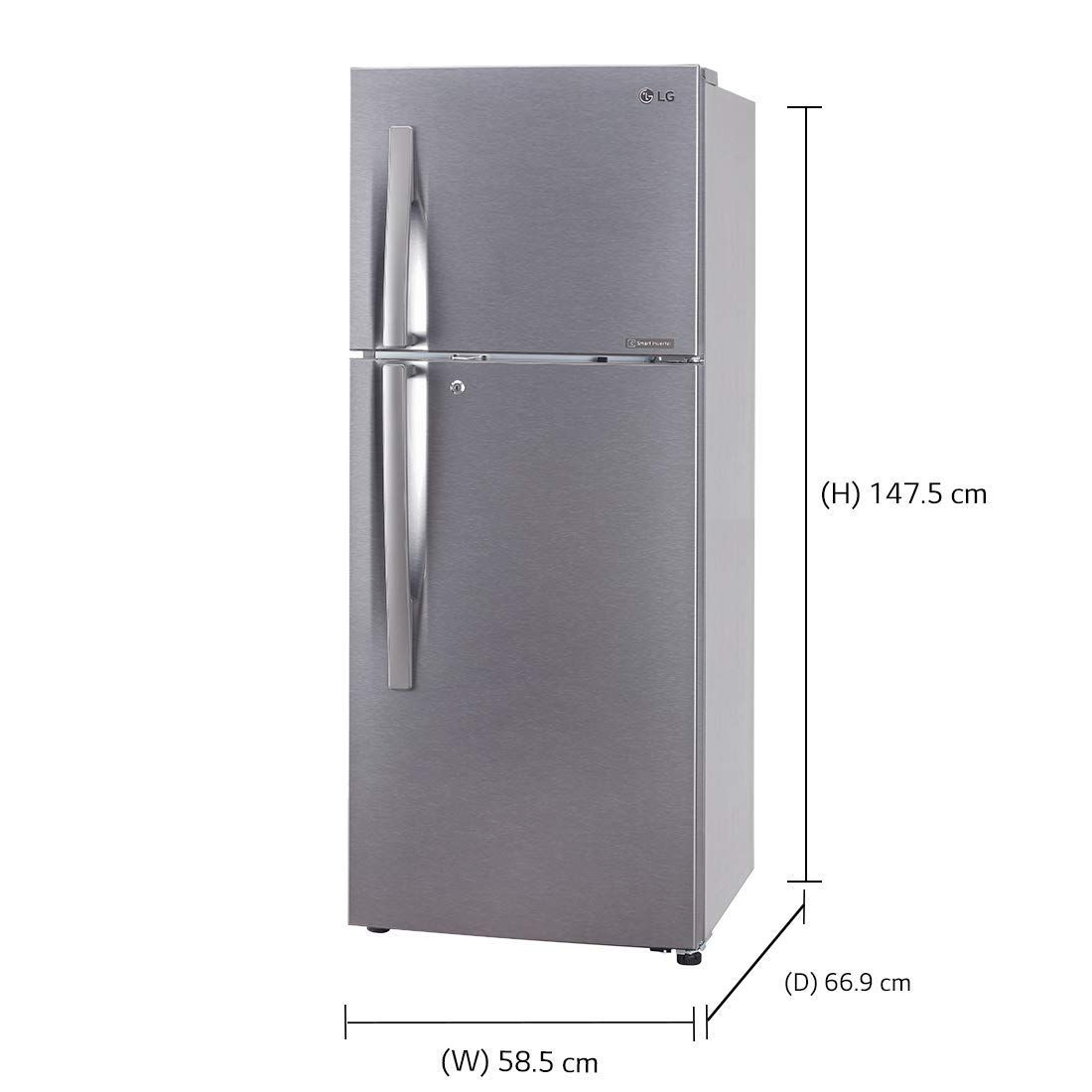GL-N292RDSY 260 Ltr Double Door Refrigerator