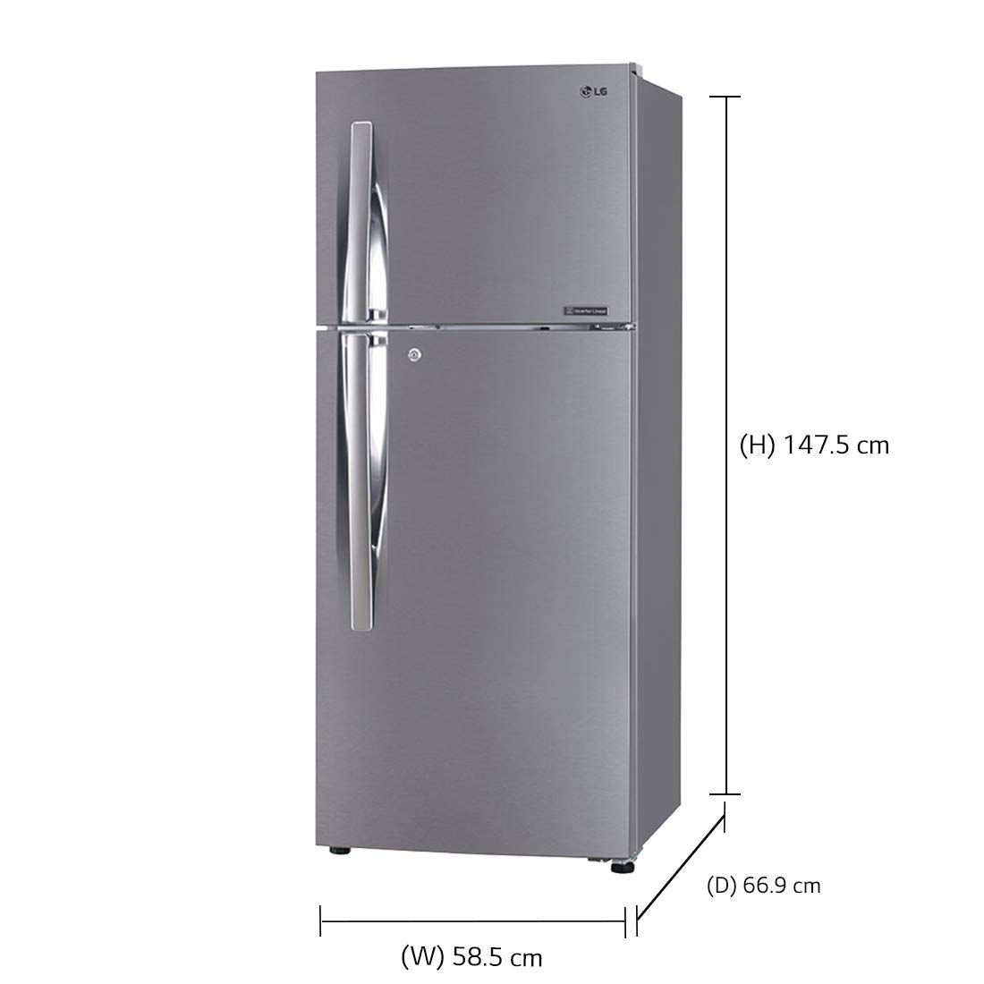 GL-C292RPZY 260 Ltr Double Door Refrigerator