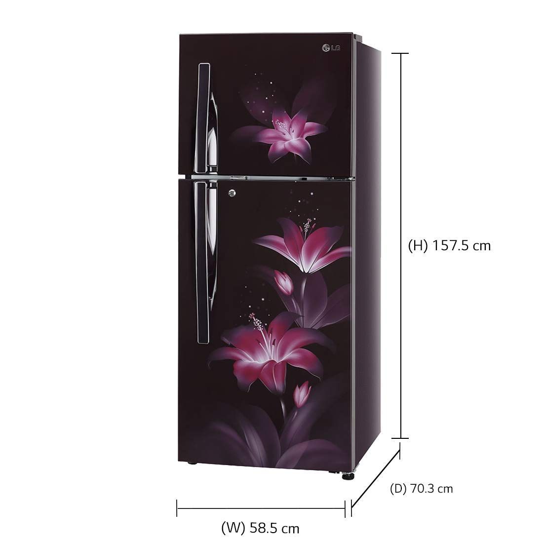 GL-T302RPGU 284 Ltr Double Door Refrigerator