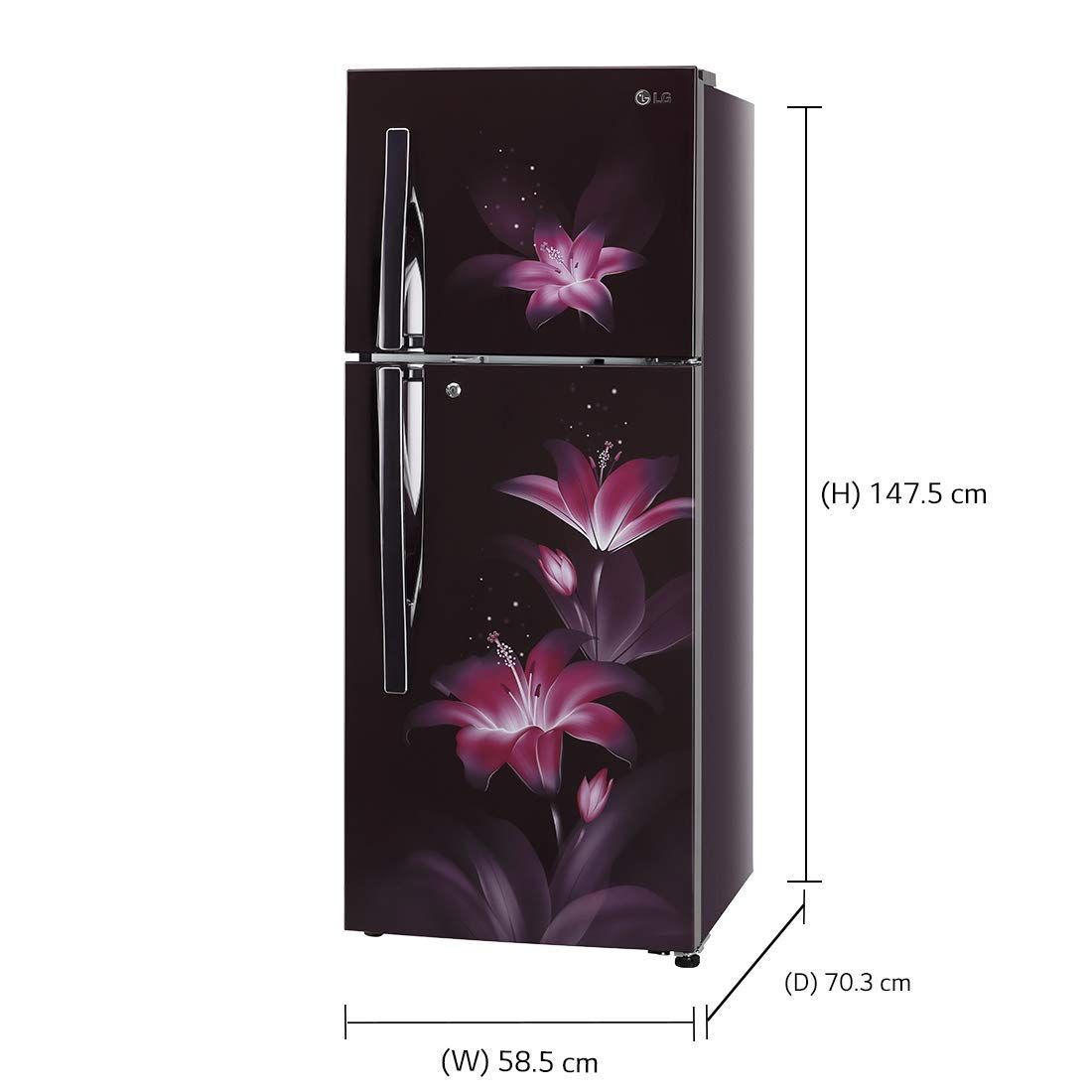 GL-T292RPGY 260 Ltr Double Door Refrigerator