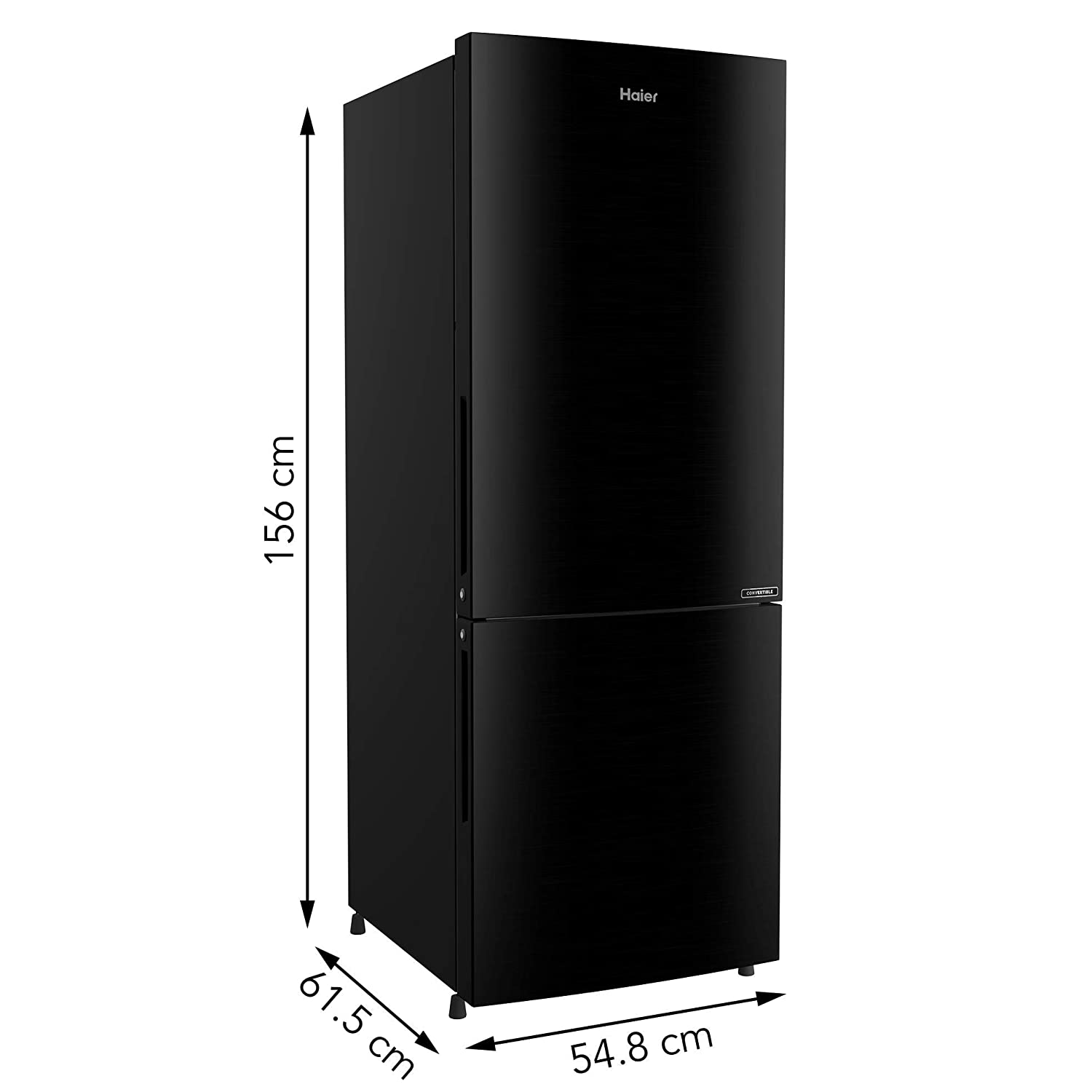 HRB-2764BKS-E 256 Ltr Double Door Refrigerator