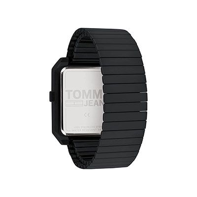 Tommy Jeans Men Silver-Toned Digital Watch TH1791672W