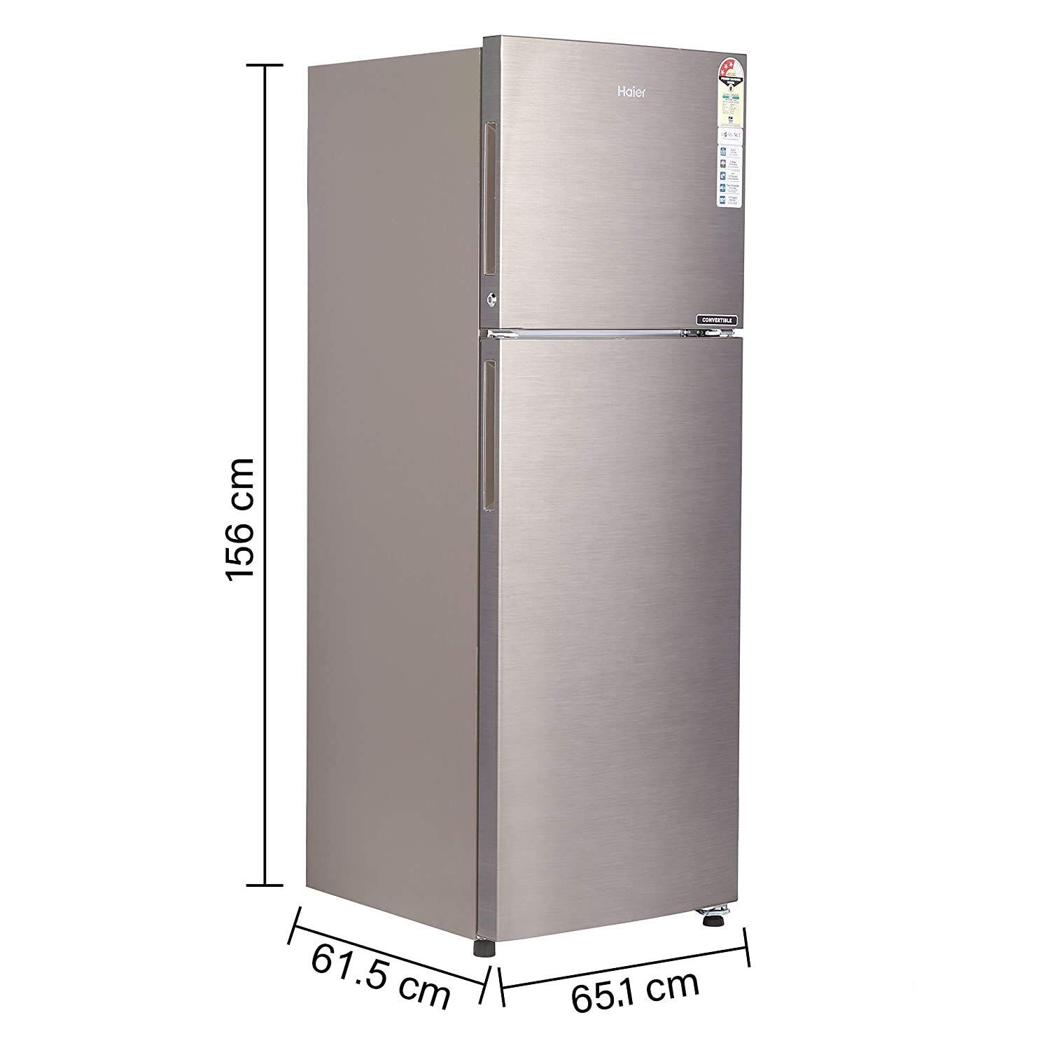 HEB-25TDS 258 Ltr Double Door Refrigerator