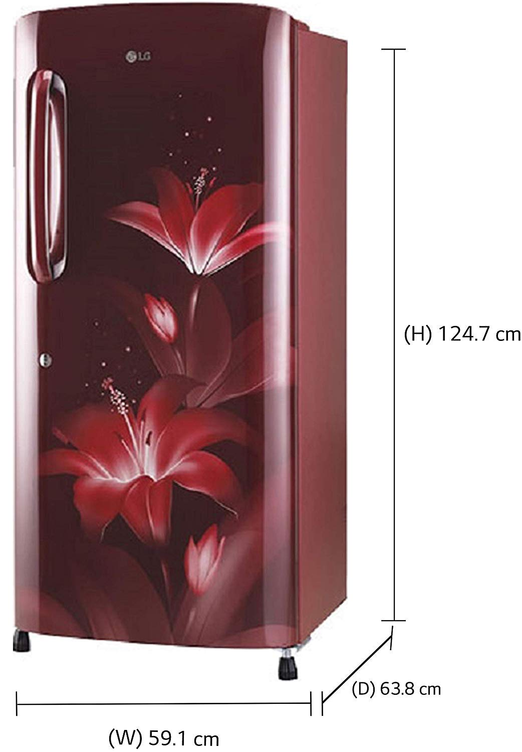 GL-B221ASCY 215 Ltr Single Door Refrigerator