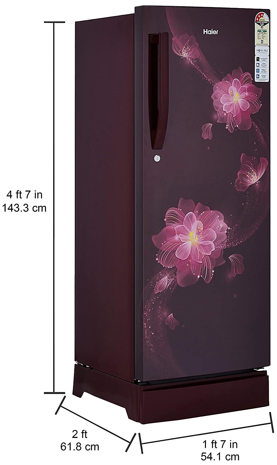 HRD-2203PRB-E 220 Ltr Single Door Refrigerator