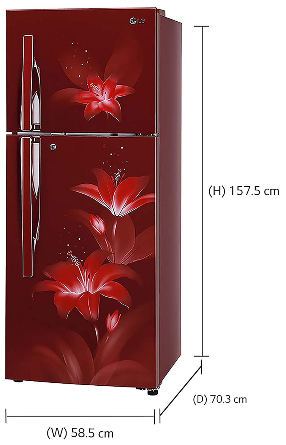 GL-T302RRGU 284 Ltr Double Door Refrigerator