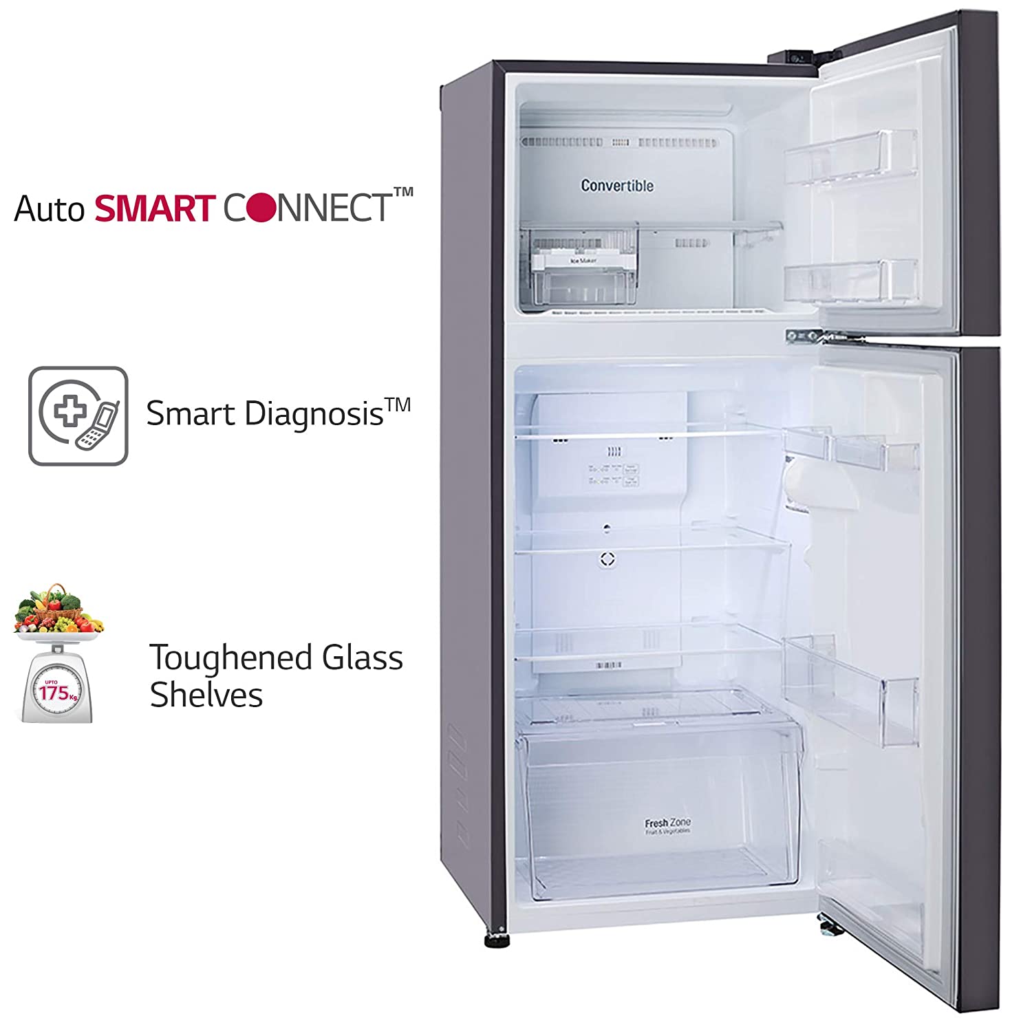 GL-T292SPG3 260 Ltr Double Door Refrigerator