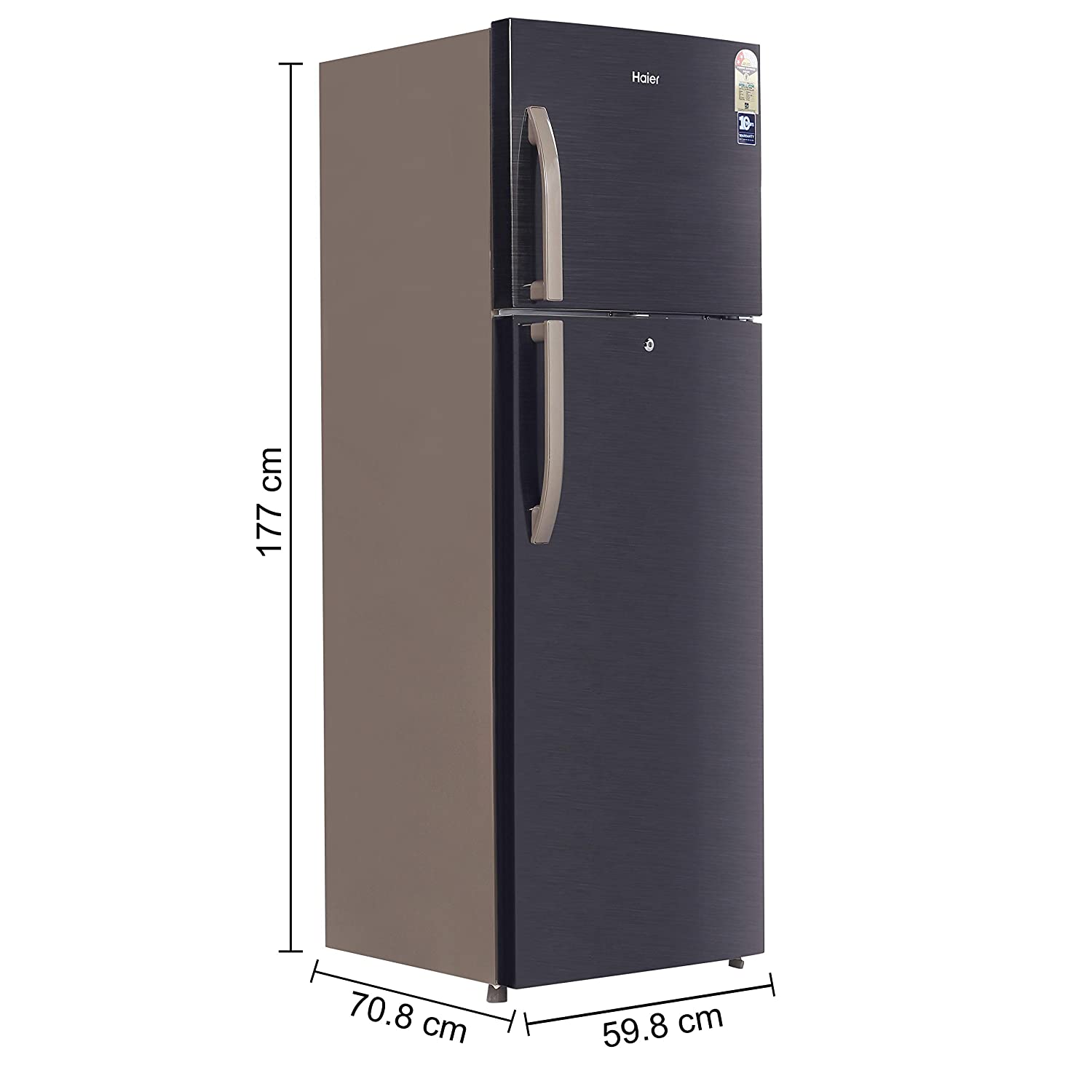 HRF-3674BKS-E 34 Ltr Double Door Refrigerator