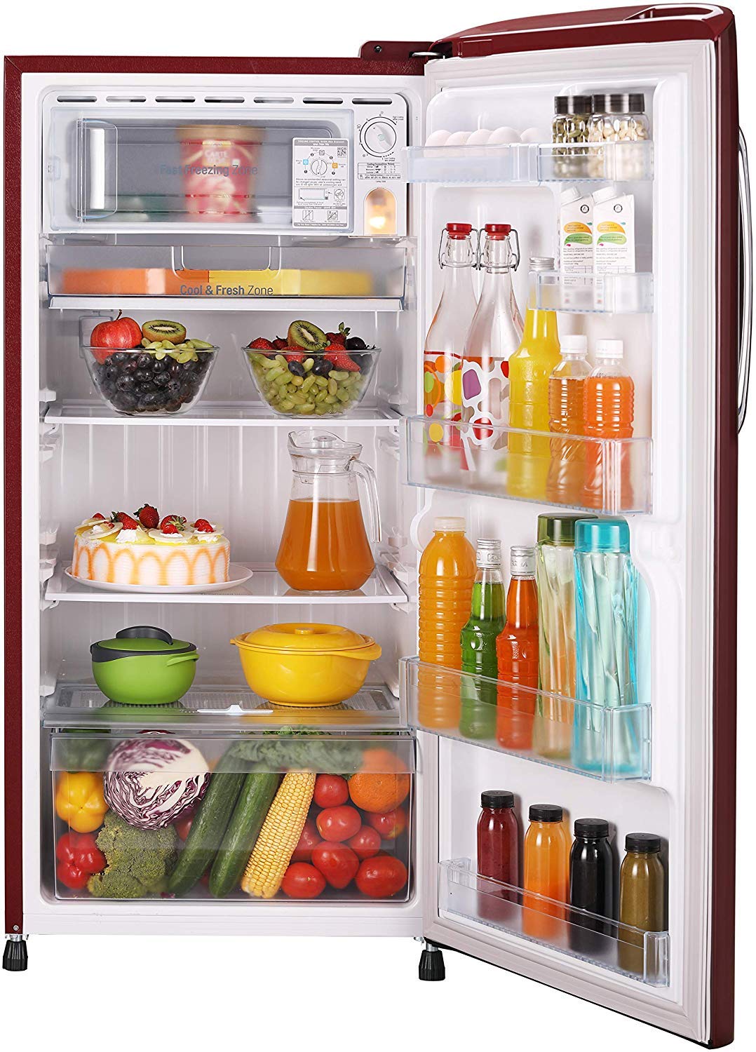 GL-B221ASCY 215 Ltr Single Door Refrigerator