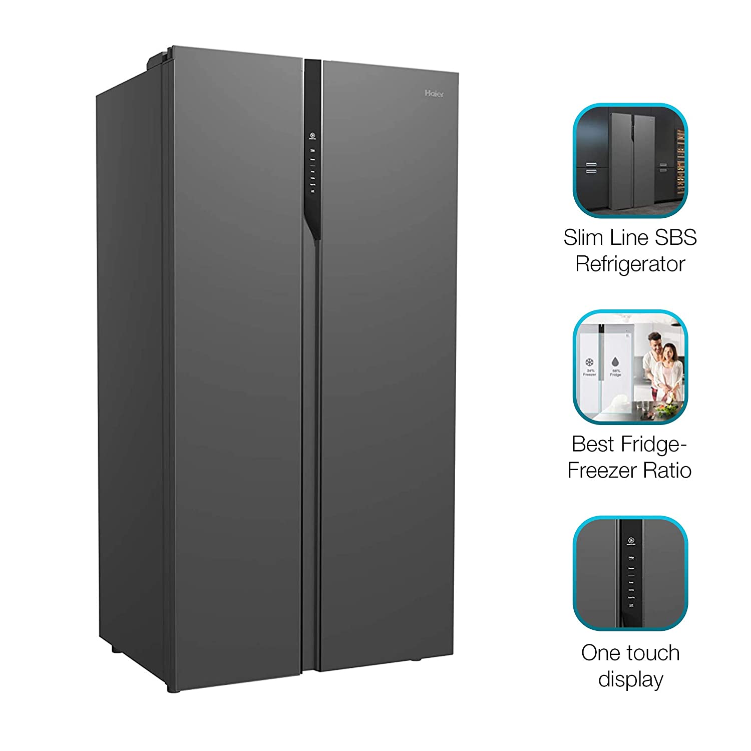 HRF-622KS 570 Ltr Side-by-Side Refrigerator