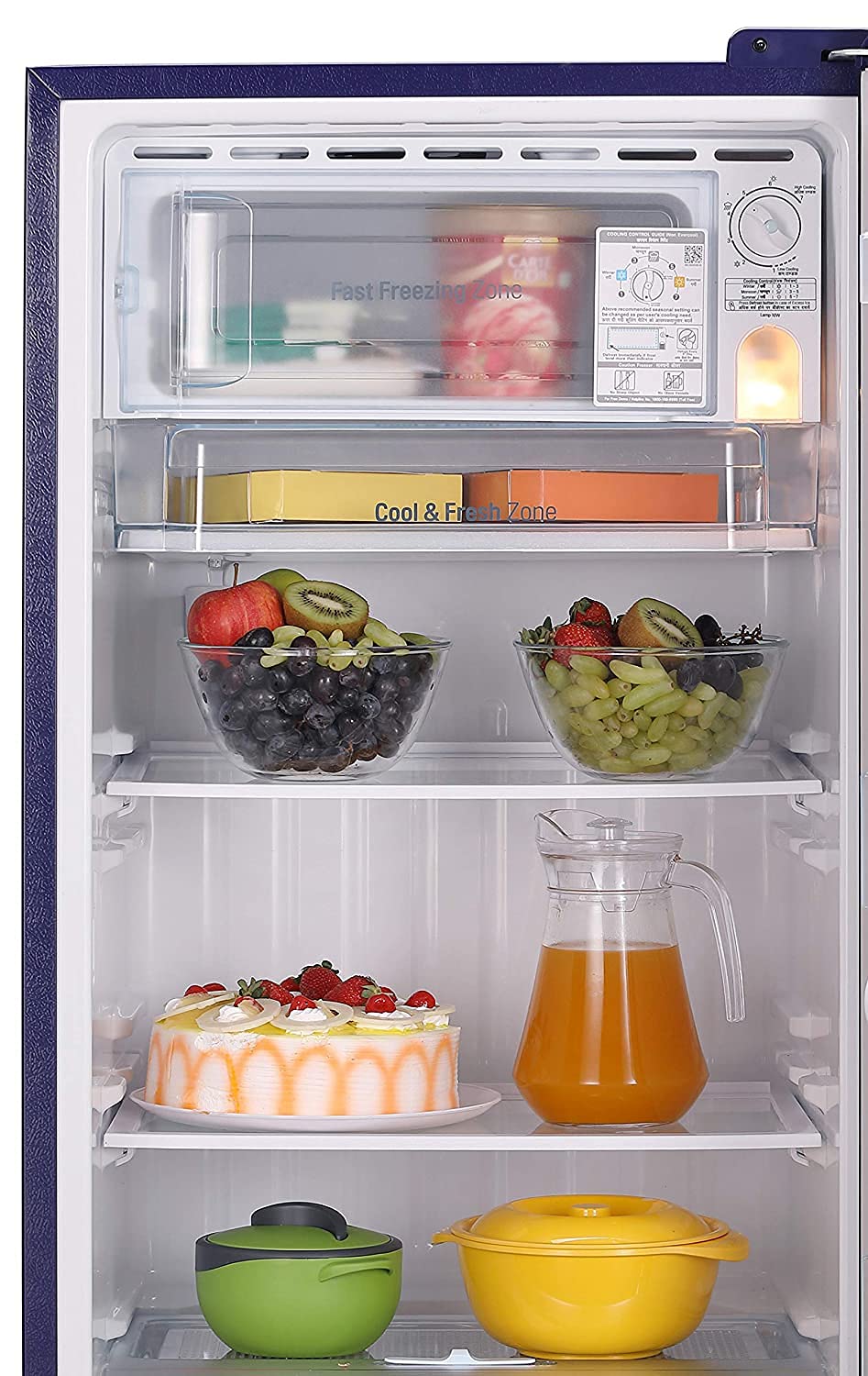 GL-D221ABGY 215 Ltr Single Door Refrigerator