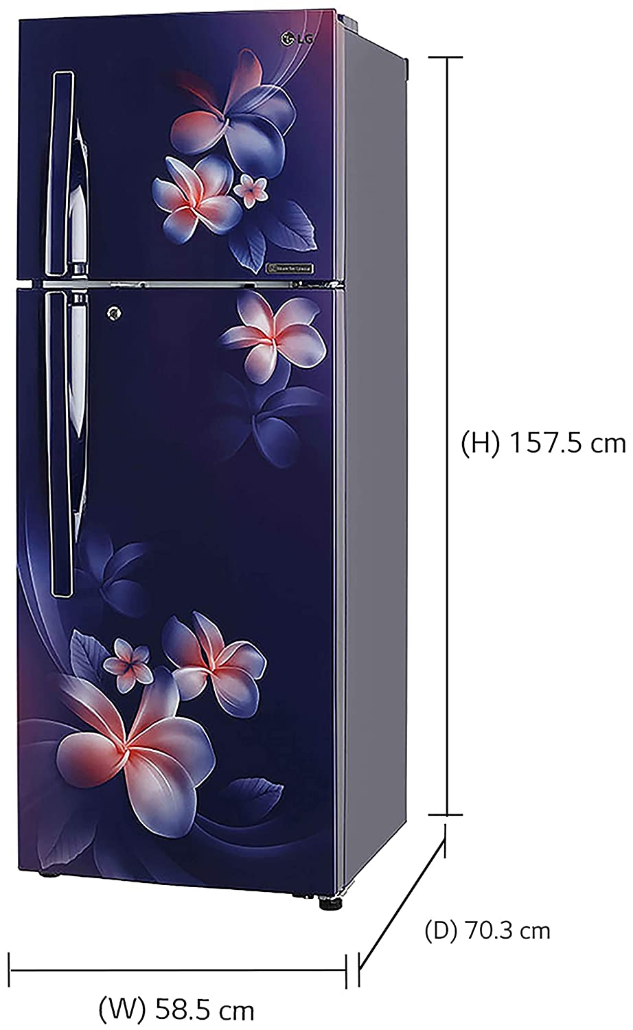 GL-T302RBPN 284 Ltr Double Door Refrigerator