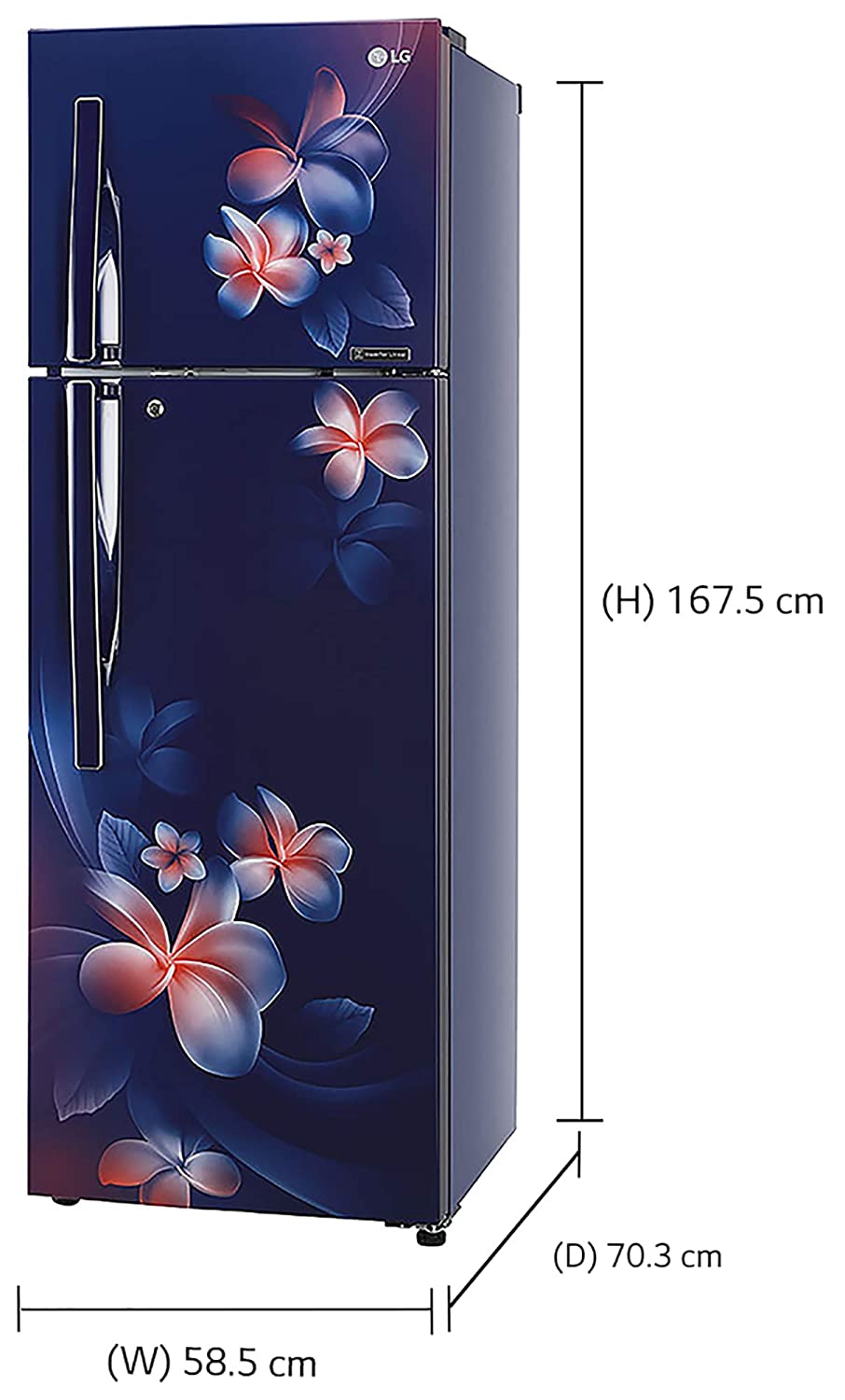 GL-T322RBPU 308 Ltr Double Door Refrigerator
