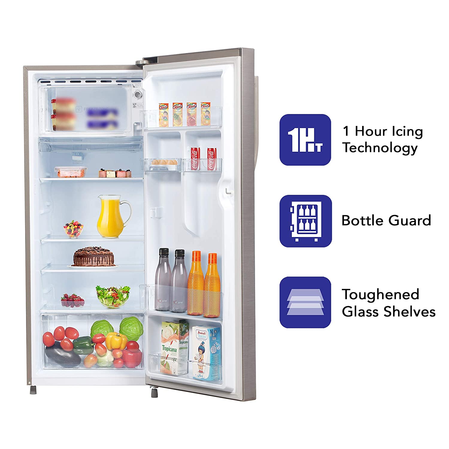 HED-22TDS 220 Ltr Single Door Refrigerator