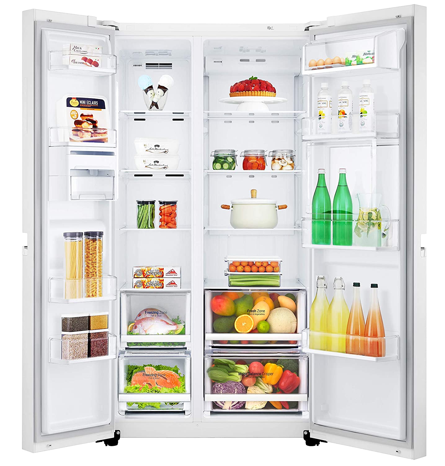 GC-C247UGUV 675 Ltr Side-by-Side Refrigerator
