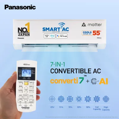 CS/CU-NU12AKY5W 1.0 Ton 5 Star Inverter Smart Split Air Conditioner