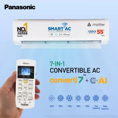 CS/CU-NU24AKY5W 2.0 Ton 5 Star Inverter Smart Split Air Conditioner