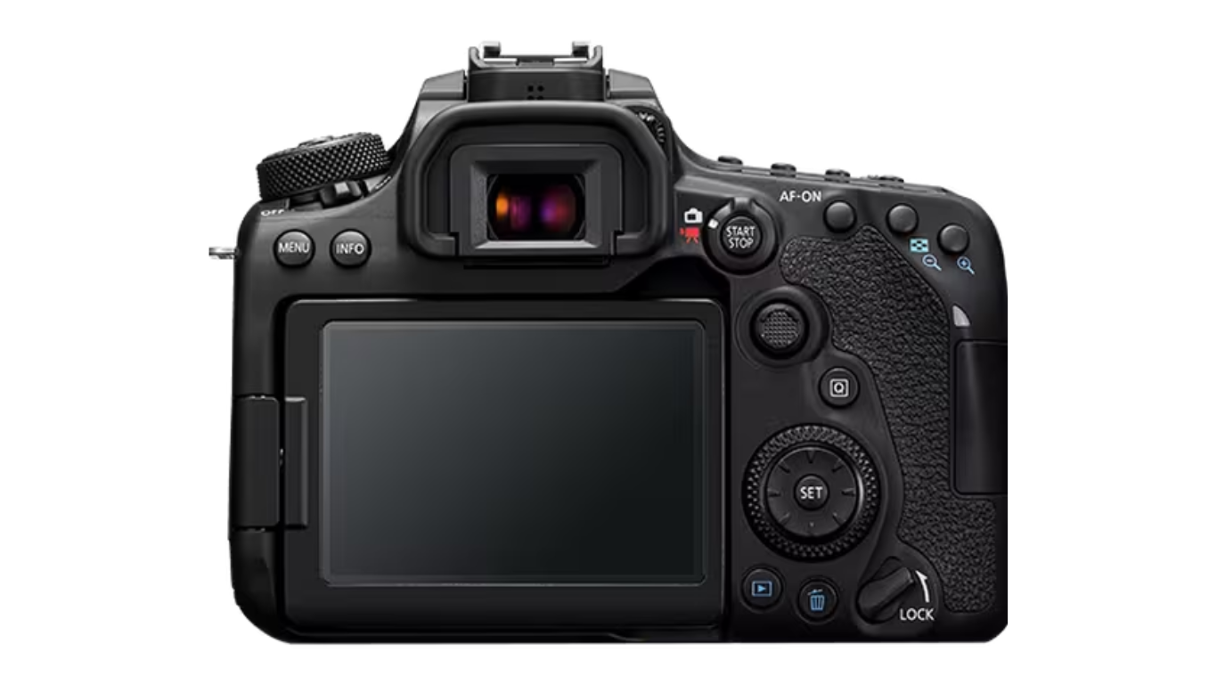 Canon EOS 90D DSLR Camera back .png