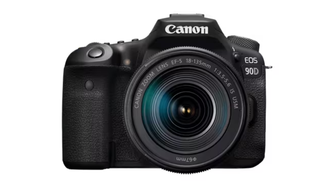 Canon EOS 90D DSLR Camera lens .png