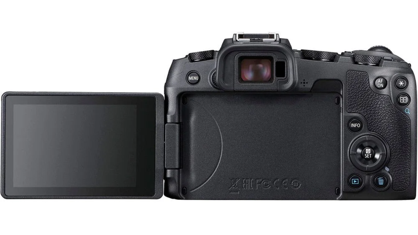Canon EOS RP Mirrorless Camera back .png