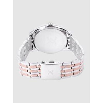 Premium Men Silver-Toned Analogue Watch DK12219-4