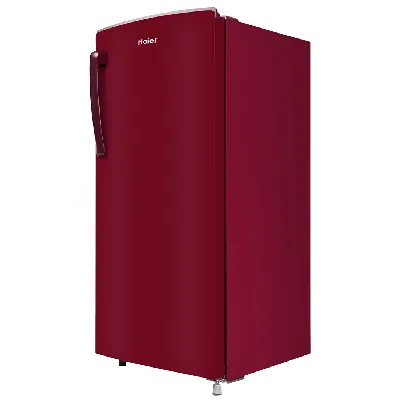 HRD-1962BBR-N 175 L, 2 Star, Red Mono Finish Direct Cool Single Door Refrigerator