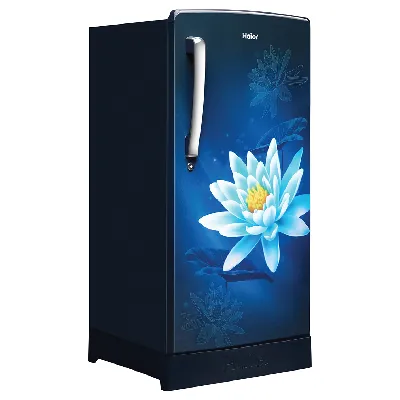 HRD-1962CBL-N 175 L, 2 Star, Blue Lotus Finish Direct Cool Single Door Refrigerator