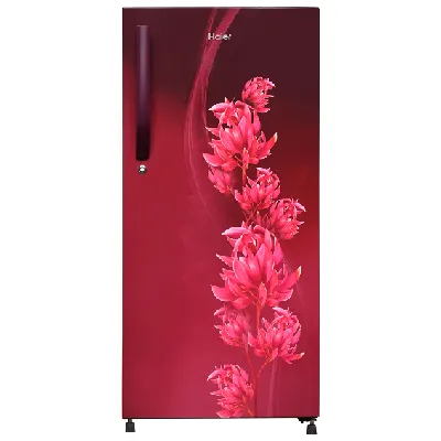 HRD-2101CRF-P 190 L, 1 Star, Red Fire Finish Direct Cool Single Door Refrigerator