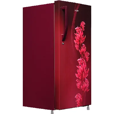 HRD-2101CRF-P 190 L, 1 Star, Red Fire Finish Direct Cool Single Door Refrigerator