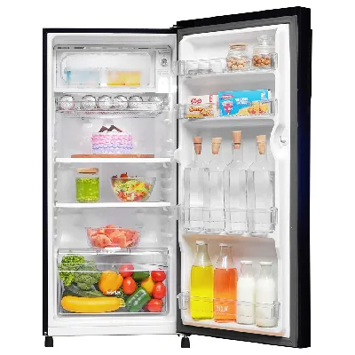 HRD-2102CMN-P 190 L, 2 Star, Marine Noisettes Finish Direct Cool Single Door Refrigerator