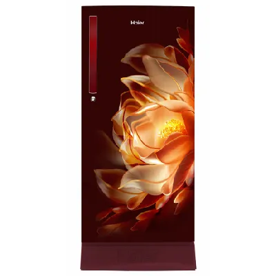 HRD-2103PGF-P 190 L, 3 Star, Golden Flora Flower Finish Direct Cool Single Door Refrigerator