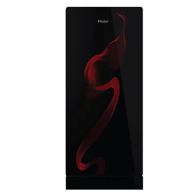 HRD-2103PSG-P 190 L, 3 Star, Spiral Glass Finish Direct Cool Single Door Refrigerator with Base Drawer