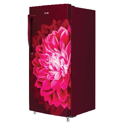 HRD-2105CRD-P 190 L, 5 Star, Red Dahelia Finish Direct Cool Single Door Refrigerator