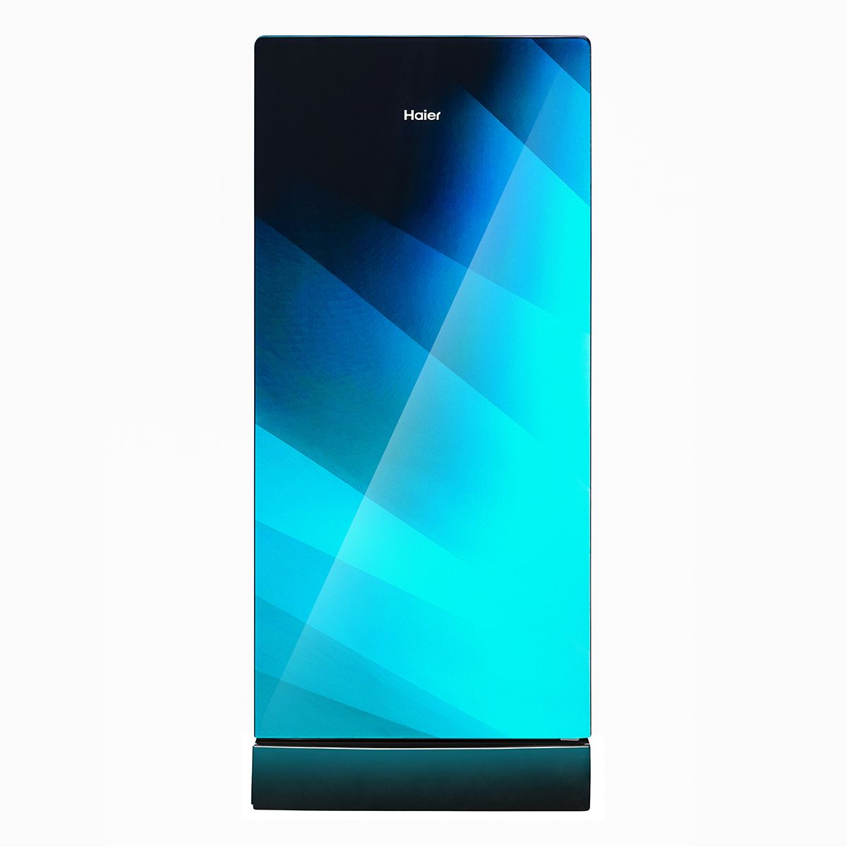 HRD-2105PAG-P 190 L, 5 Star, Aqua Glass Finish Direct Cool Single Door Refrigerator with Base Drawer