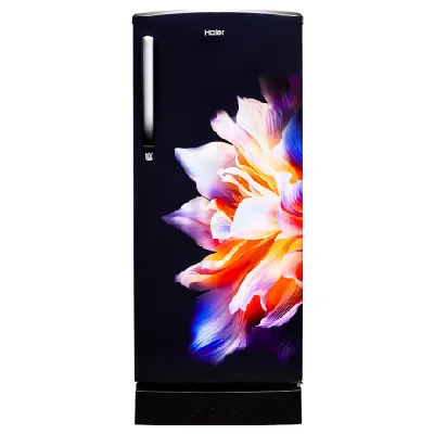 HRD-2263PKI-N 205 L, 3 Star, Black Iris  Finish Direct Cool Single Door Refrigerator with Base Drawer