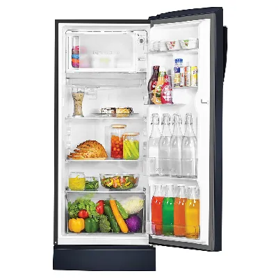 HRD-2263BGK-N 205 L, 3 Star, Graphite Black Finish Direct Cool Single Door Refrigerator
