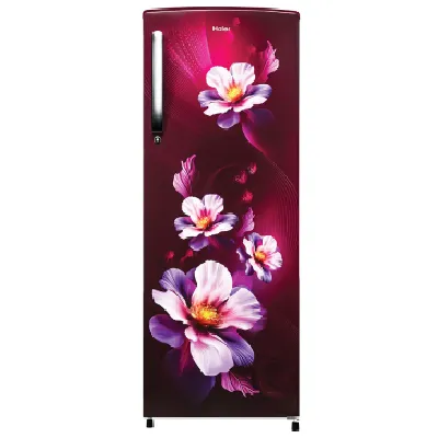 HRD-2743CRK-N 253L, 3 Star, Red Karen Finish Direct Cool Single Door Refrigerator