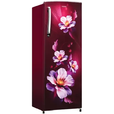 HRD-2743CRK-N 253L, 3 Star, Red Karen Finish Direct Cool Single Door Refrigerator