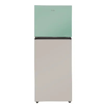 HRF-3783SGG-P Vogue Series 328L, Sage Green Glass Finish, Top Mount Frost Free Refrigerator