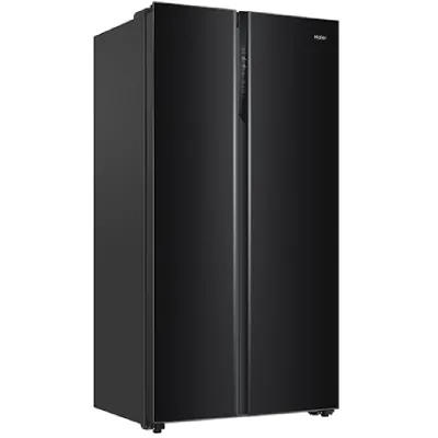 HRS-682KS 602 L, Black Steel Finish, 2 Door Side by side Refrigerator