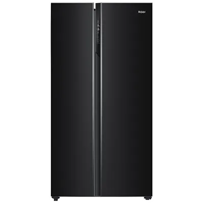 HRS-682KS 602 L, Black Steel Finish, 2 Door Side by side Refrigerator