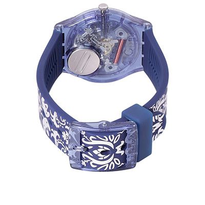 Unisex Navy Blue Swiss Analogue Watch GN413