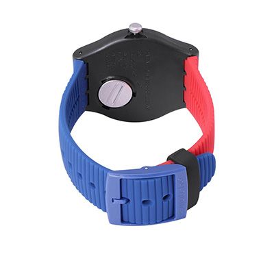 Unisex Yellow & White Swiss Made Analogue Watch SUOB171