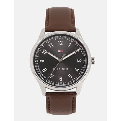 Men Charcoal Grey Analogue Watch TH1791403