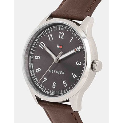 Men Charcoal Grey Analogue Watch TH1791403