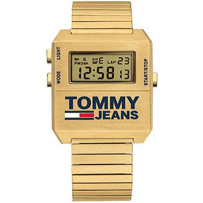 Tommy Jeans Men Beige Digital Watch TH1791670W